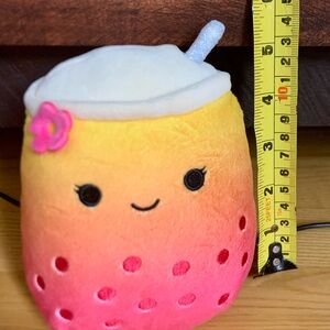 Squishmallows Yellow and Pink Gradient Plush